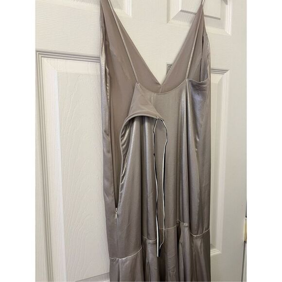 COS METALLIC SLIP DRESS - Picture 10 of 16